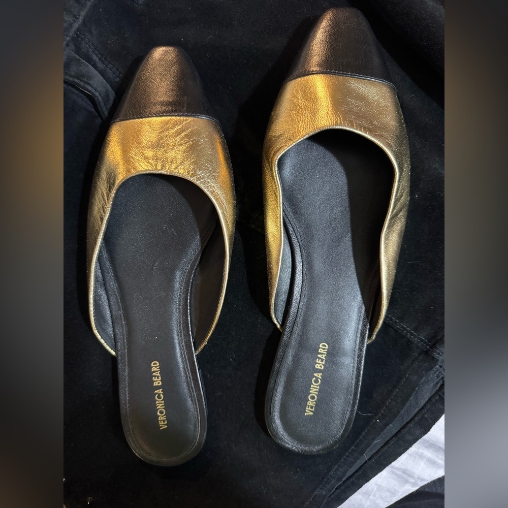 VERONICA BEARD
Carlotta Leather Ballerina Mules NWOT - Picture 5 of 7